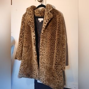 Leopard Print Coat